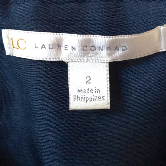 Lauren Conrad size 2 sundress. Puckered in front, smocked in back. Side zip. - Picture 2 of 6